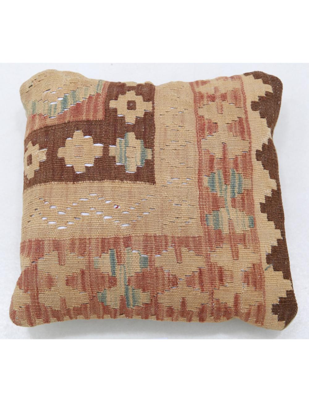 Hand Woven Tribal  Wool Pillow - 1'5'' x 1'5''