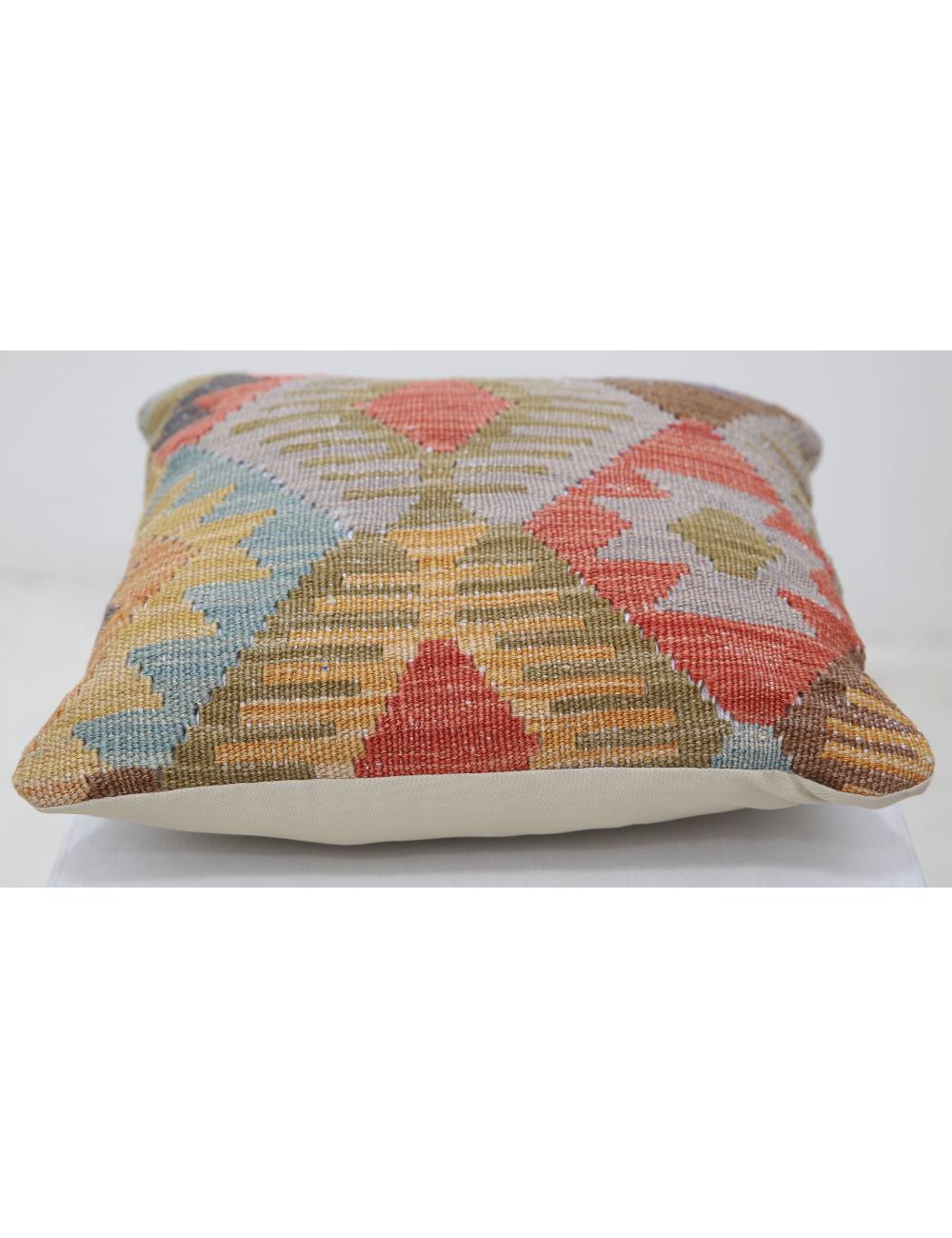 Hand Woven Tribal  Wool Pillow - 1'5'' x 1'5''