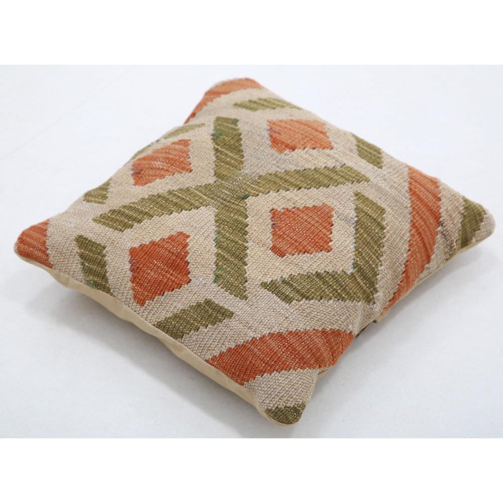 Hand Woven Tribal  Wool Pillow - 1'5'' x 1'5''
