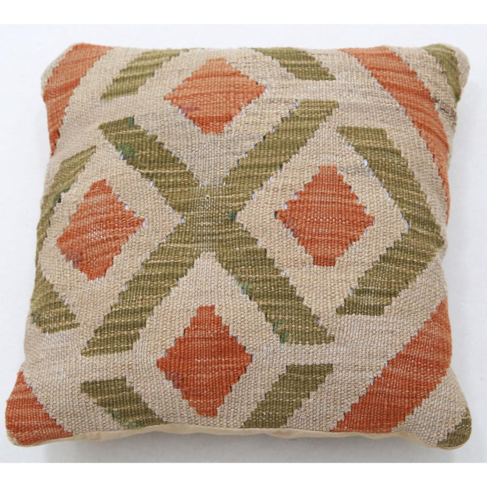 Hand Woven Tribal  Wool Pillow - 1'5'' x 1'5''