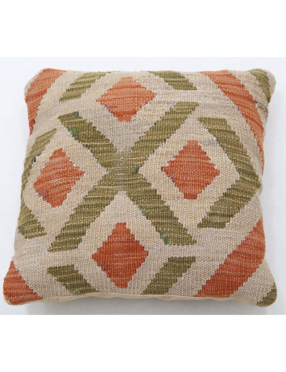 Hand Woven Tribal  Wool Pillow - 1'5'' x 1'5''