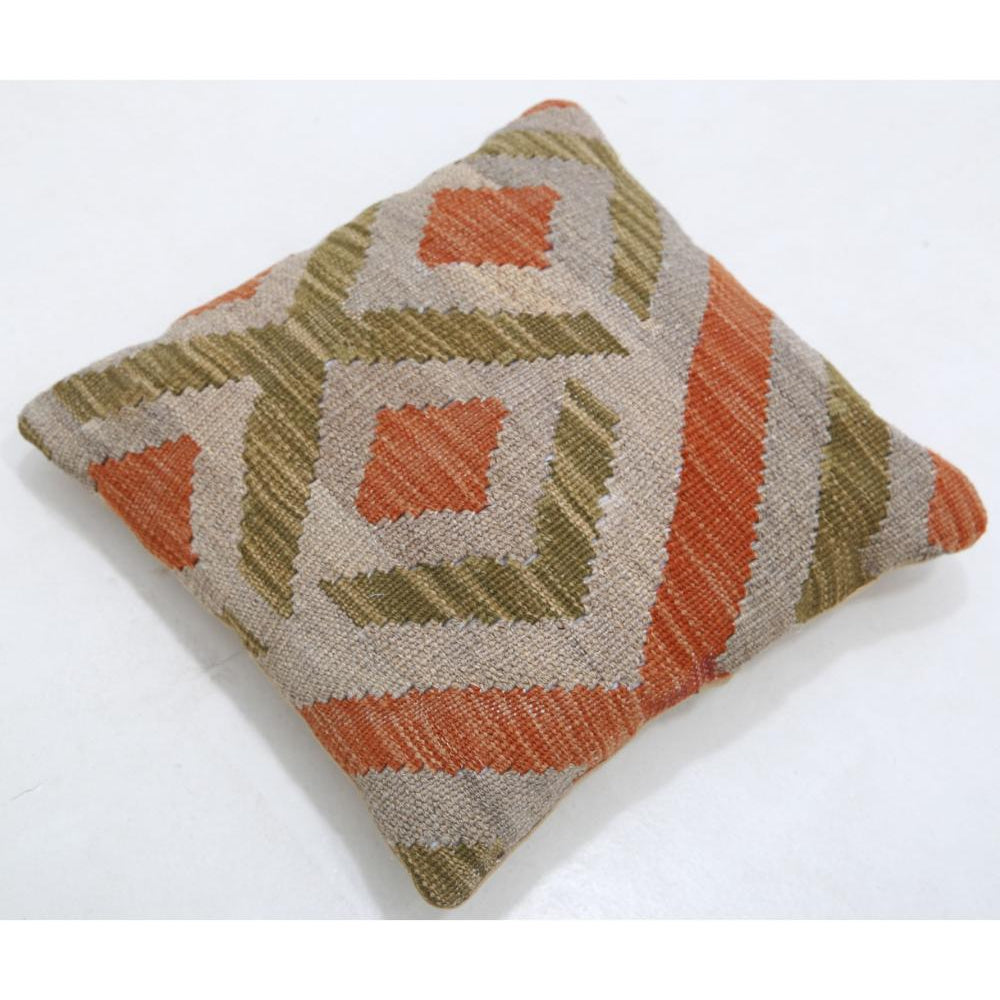 Hand Woven Tribal  Wool Pillow - 1'5'' x 1'5''