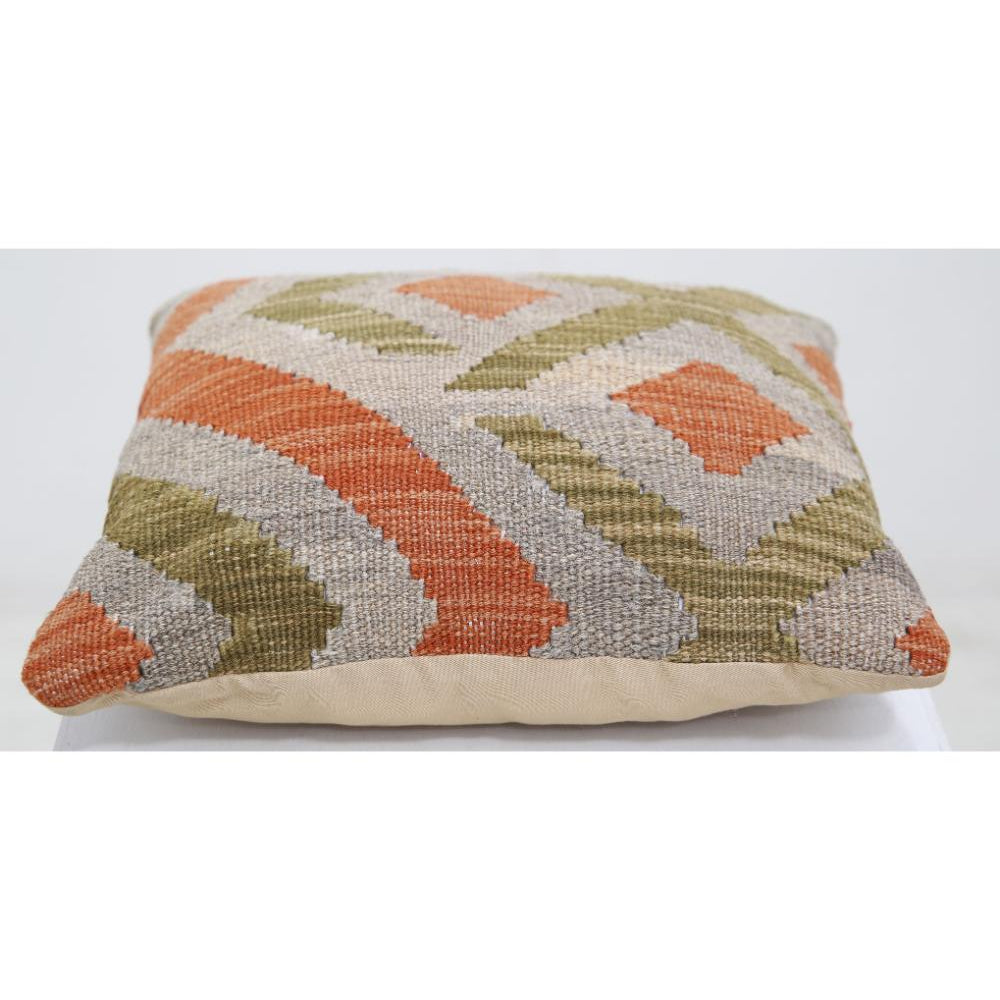 Hand Woven Tribal  Wool Pillow - 1'5'' x 1'5''