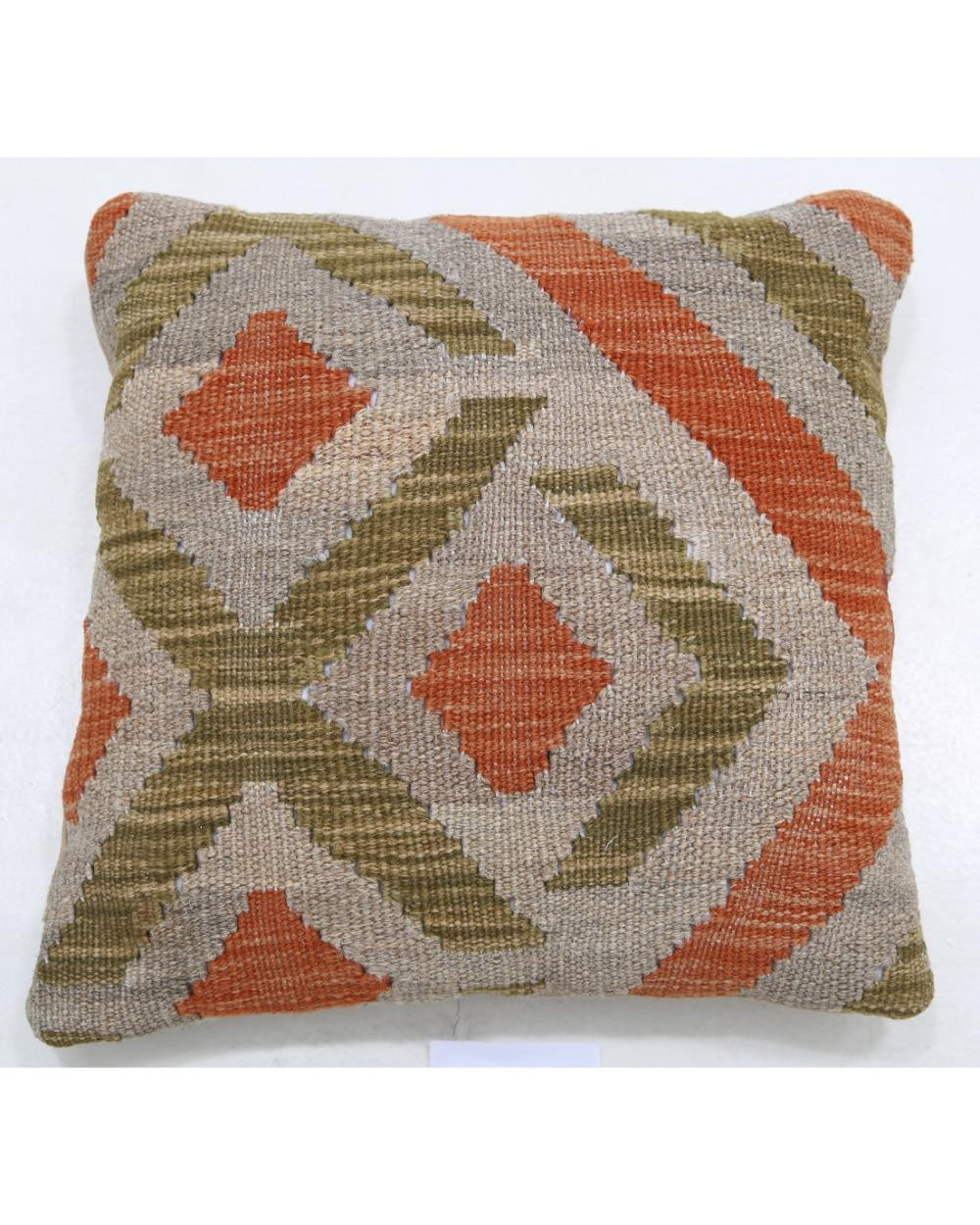 Hand Woven Tribal  Wool Pillow - 1'5'' x 1'5''
