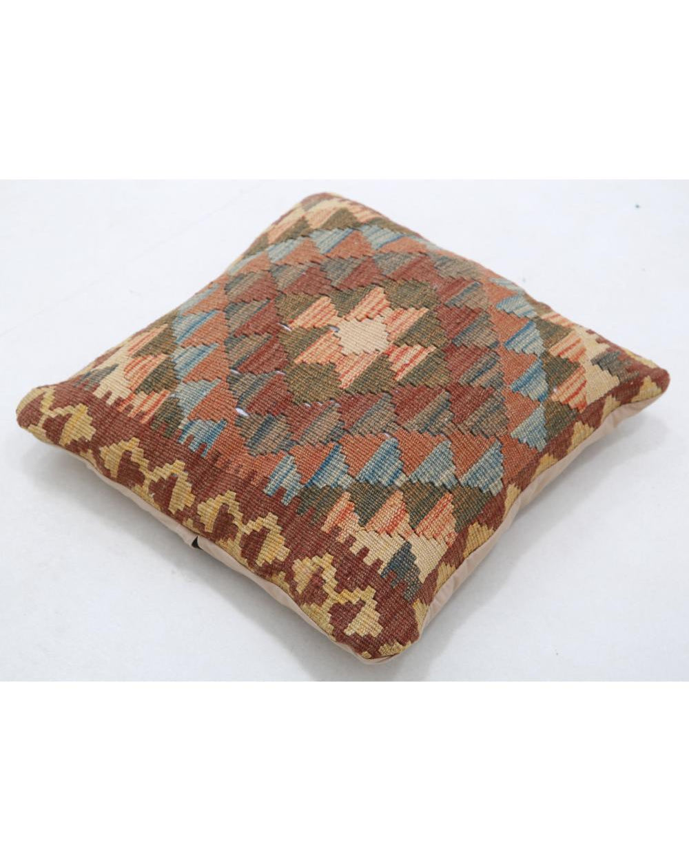 Hand Woven Tribal  Wool Pillow - 1'5'' x 1'5''