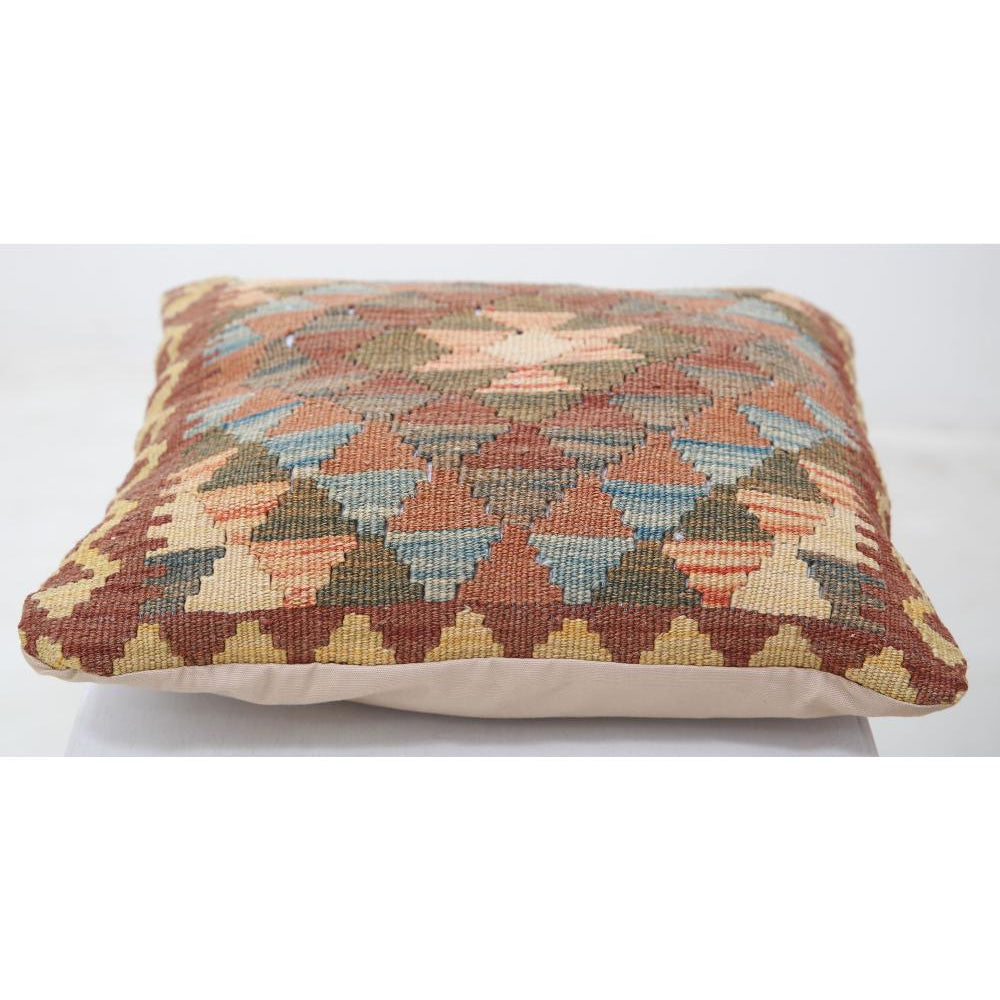 Hand Woven Tribal  Wool Pillow - 1'5'' x 1'5''