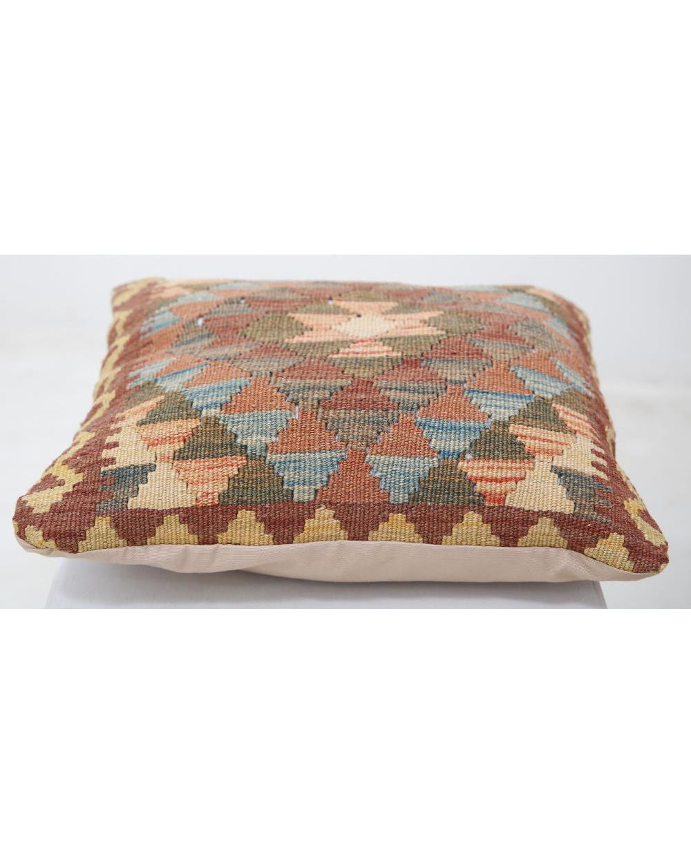 Hand Woven Tribal  Wool Pillow - 1'5'' x 1'5''
