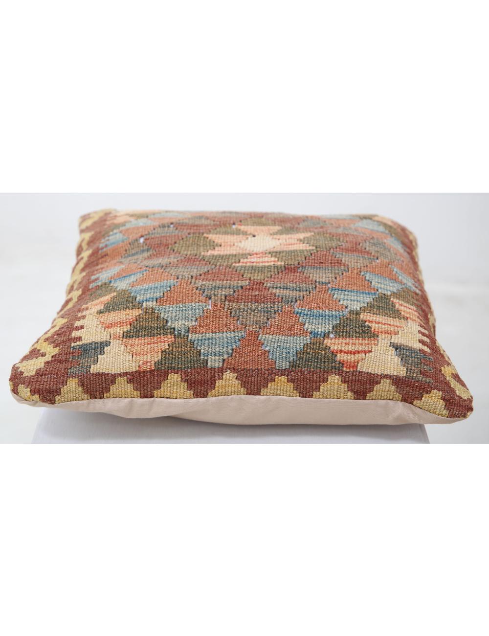 Hand Woven Tribal  Wool Pillow - 1'5'' x 1'5''