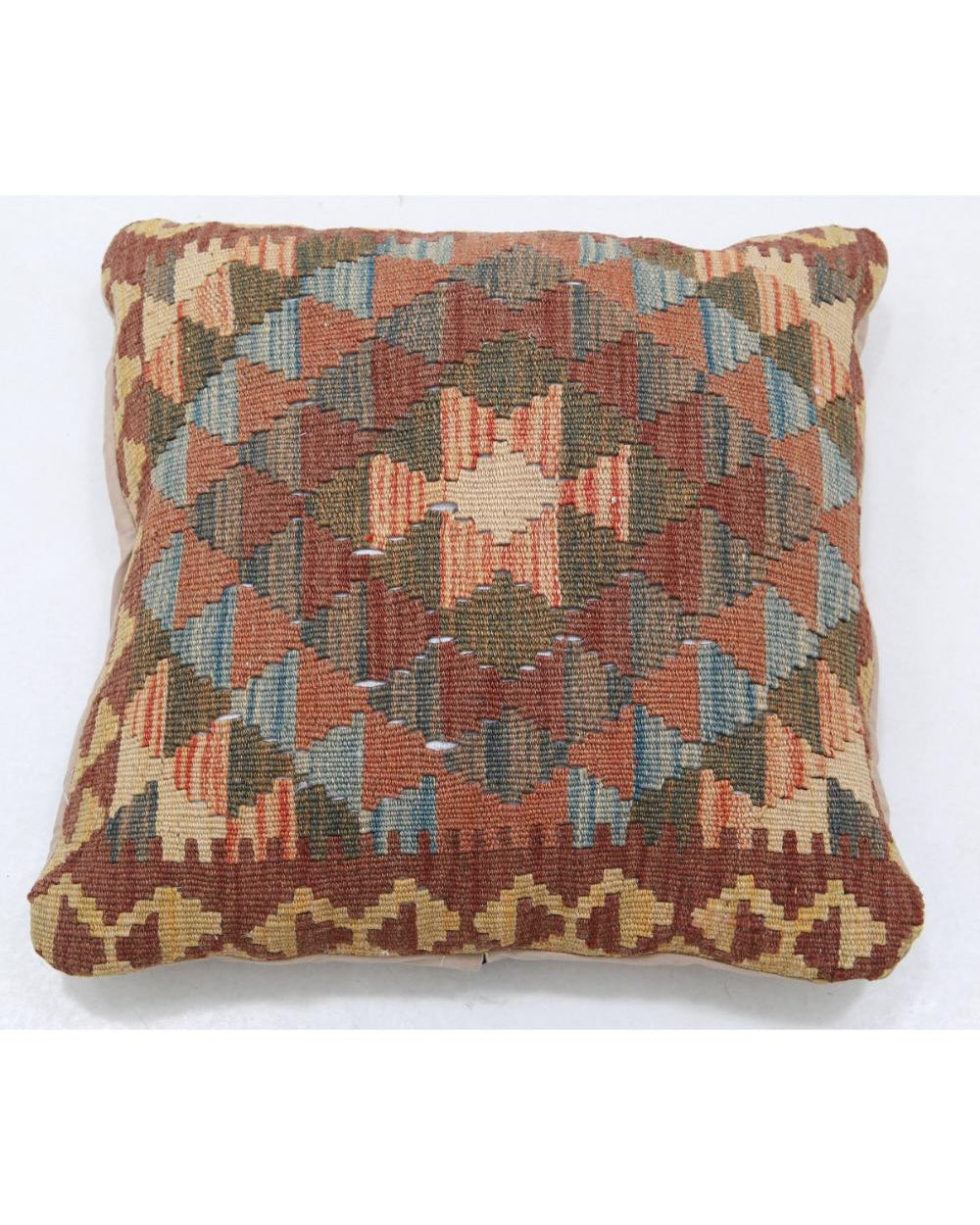 Hand Woven Tribal  Wool Pillow - 1'5'' x 1'5''