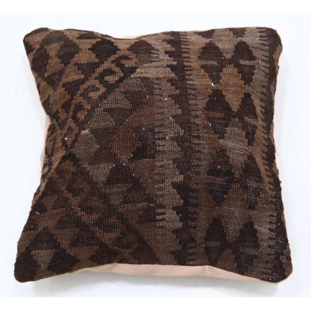 Hand Woven Tribal  Wool Pillow - 1'5'' x 1'5''