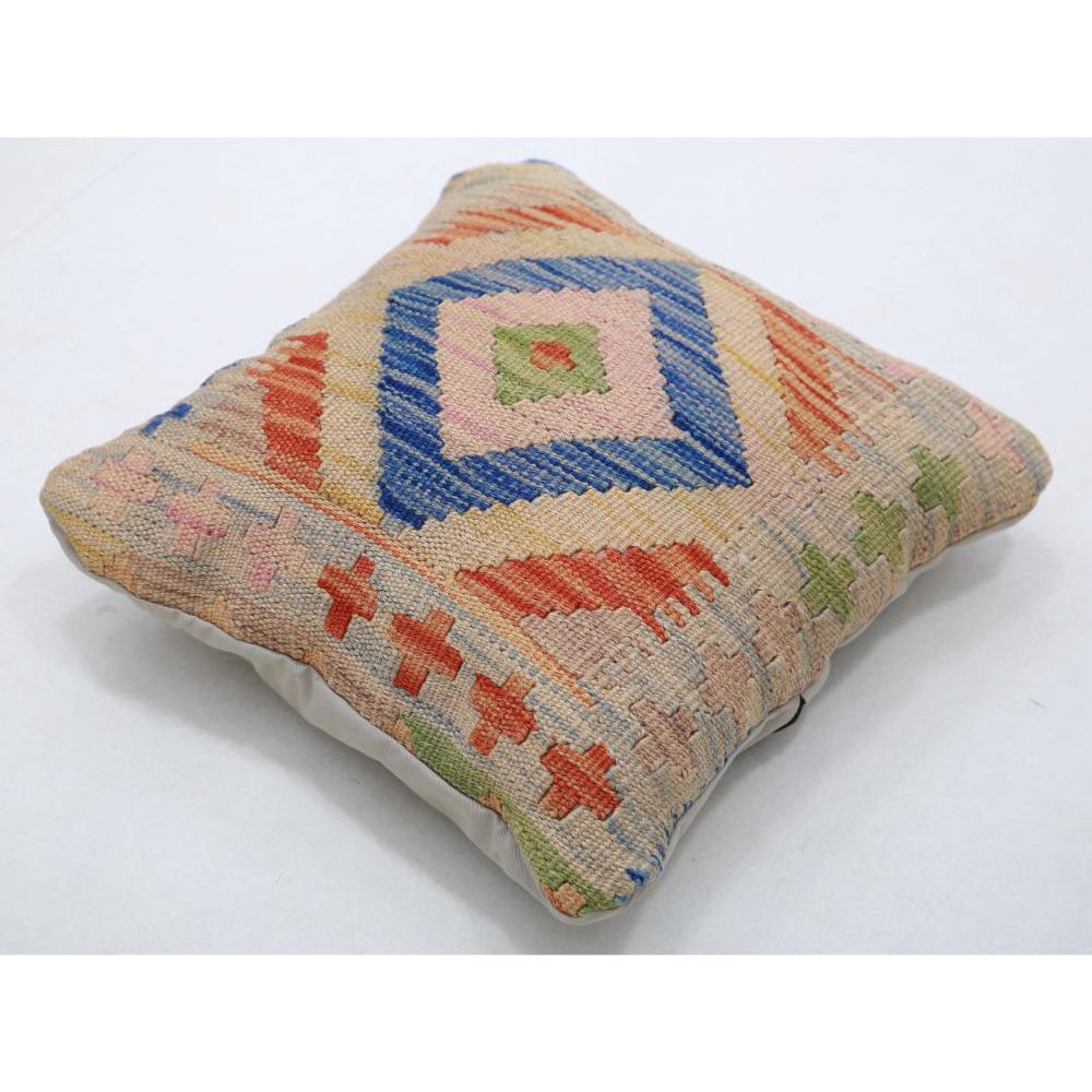 Hand Woven Tribal  Wool Pillow - 1'5'' x 1'5''