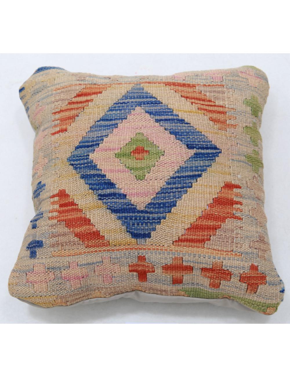 Hand Woven Tribal  Wool Pillow - 1'5'' x 1'5''