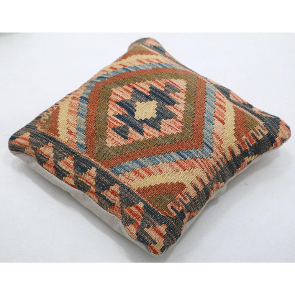 Hand Woven Tribal  Wool Pillow - 1'5'' x 1'5''