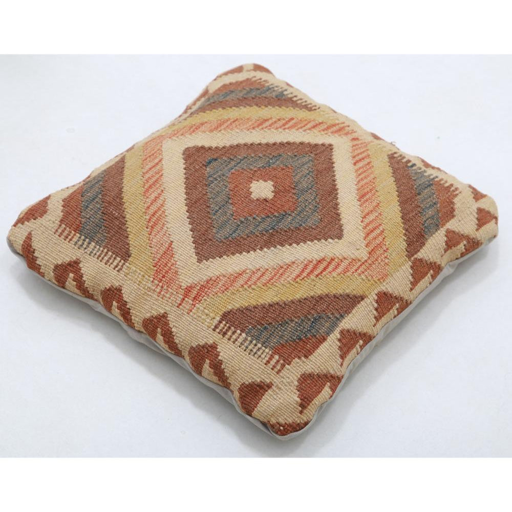 Hand Woven Tribal  Wool Pillow - 1'5'' x 1'5''