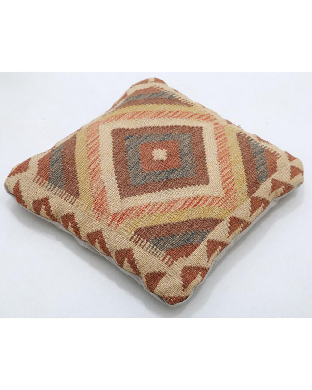 Hand Woven Tribal  Wool Pillow - 1'5'' x 1'5''