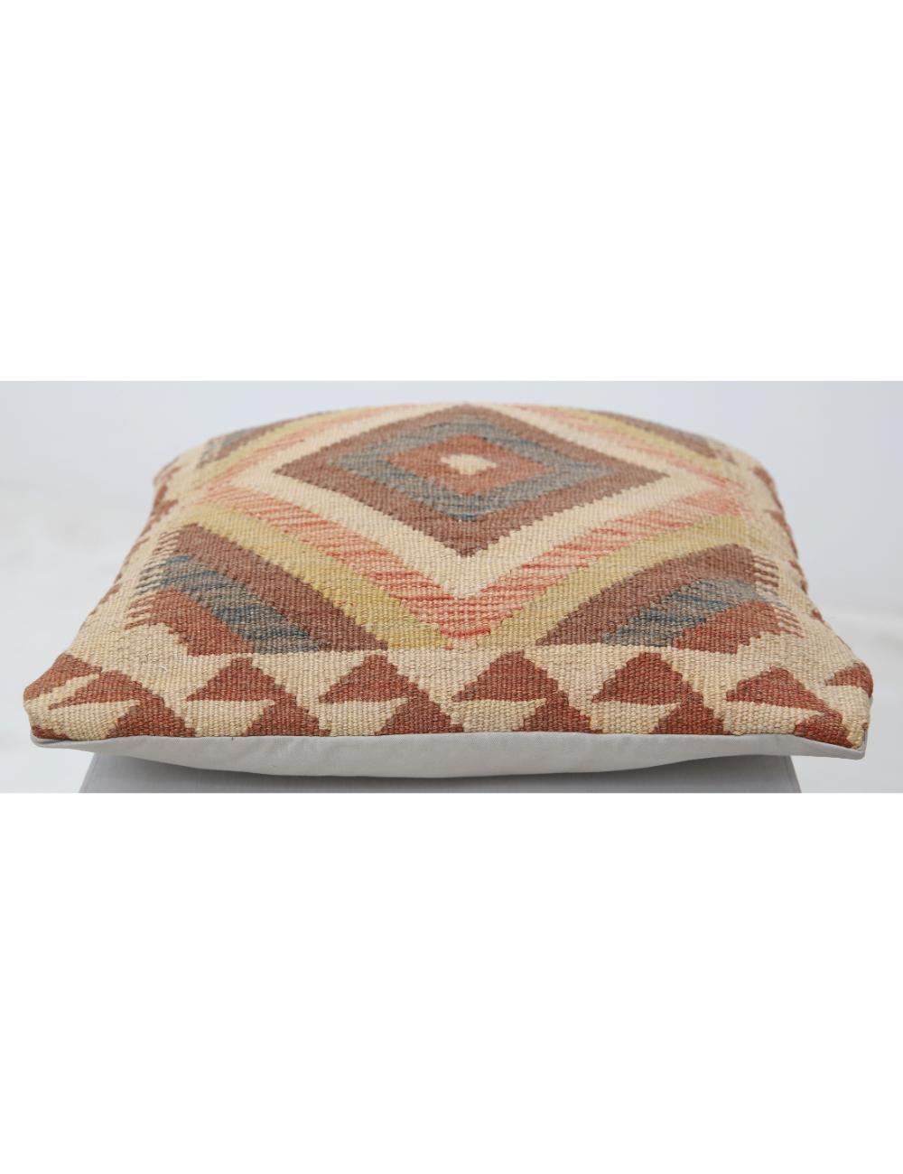 Hand Woven Tribal  Wool Pillow - 1'5'' x 1'5''