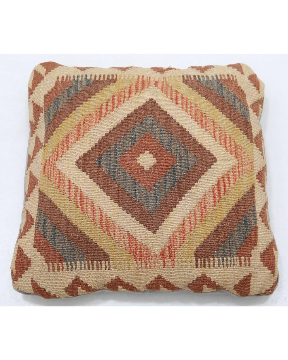 Hand Woven Tribal  Wool Pillow - 1'5'' x 1'5''