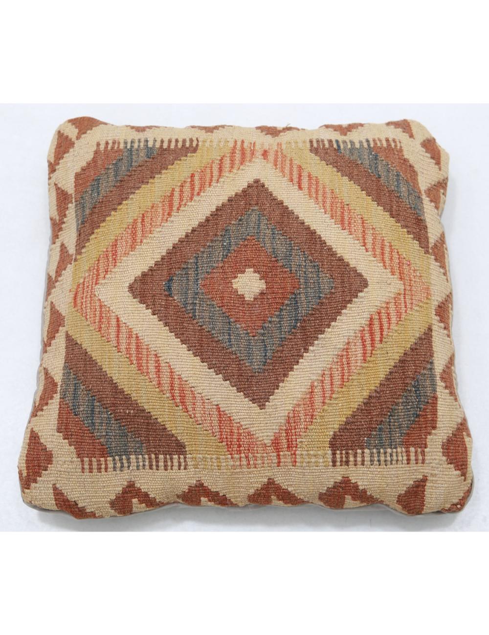 Hand Woven Tribal  Wool Pillow - 1'5'' x 1'5''