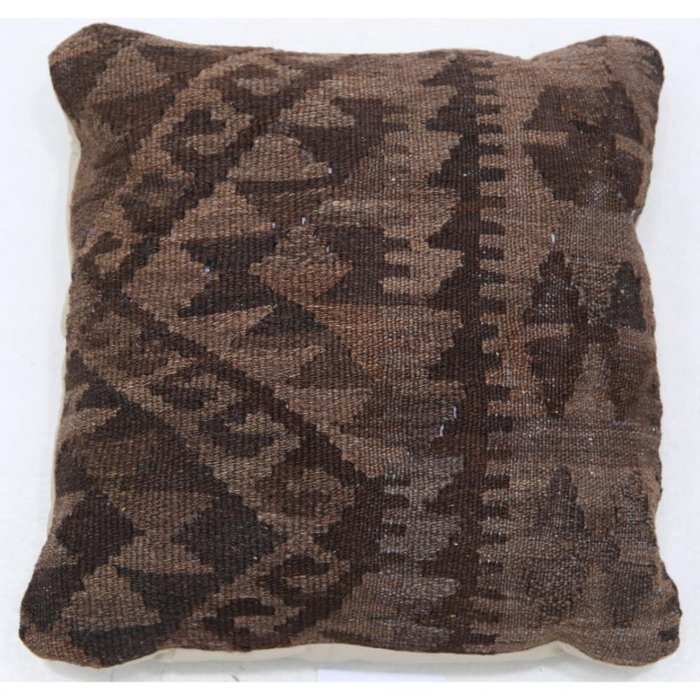Hand Woven Tribal  Wool Pillow - 1'5'' x 1'5''
