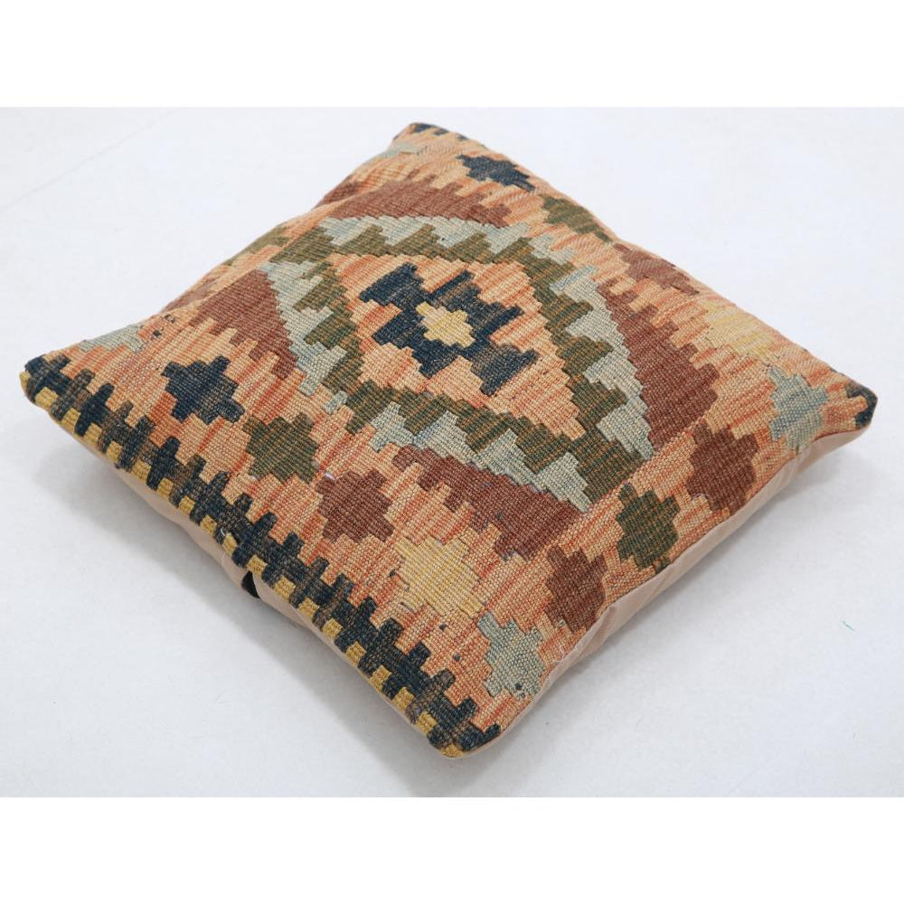 Hand Woven Tribal  Wool Pillow - 1'5'' x 1'5''