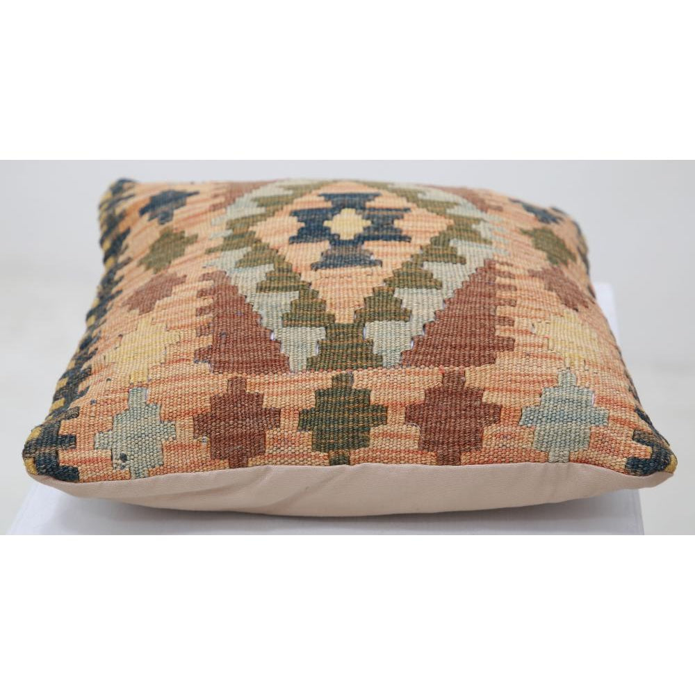 Hand Woven Tribal  Wool Pillow - 1'5'' x 1'5''