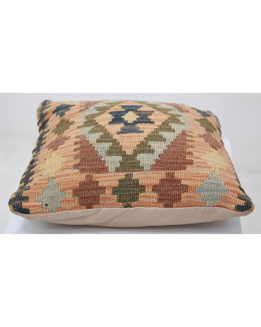 Hand Woven Tribal  Wool Pillow - 1'5'' x 1'5''