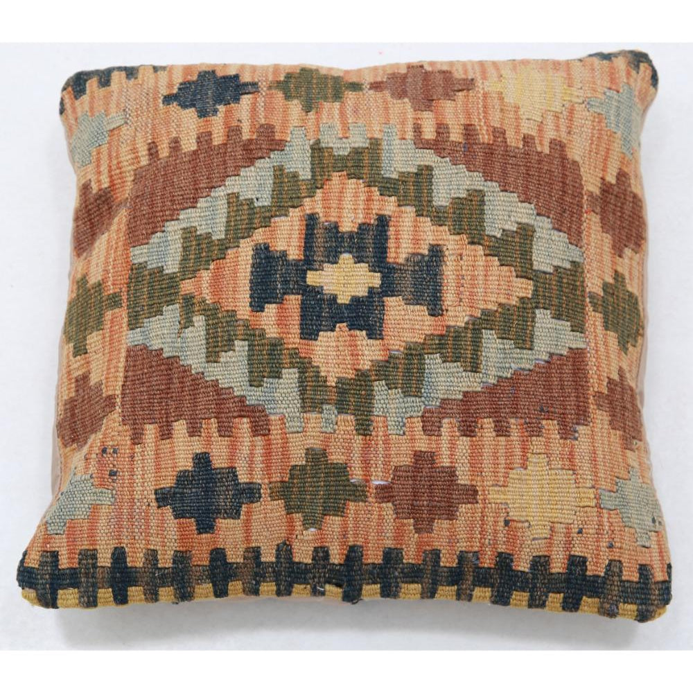 Hand Woven Tribal  Wool Pillow - 1'5'' x 1'5''