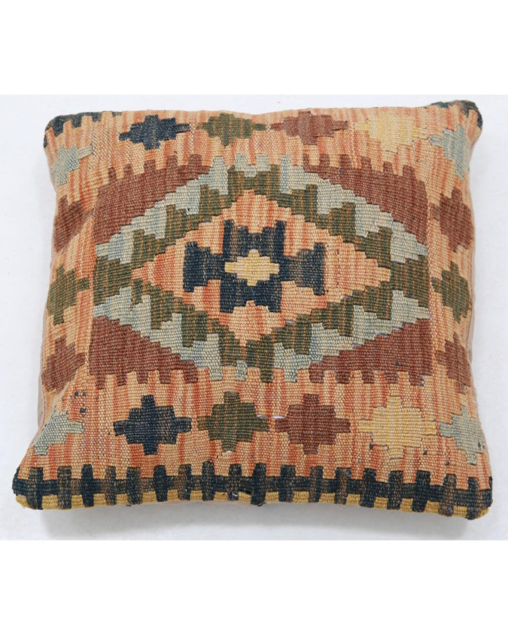 Hand Woven Tribal  Wool Pillow - 1'5'' x 1'5''