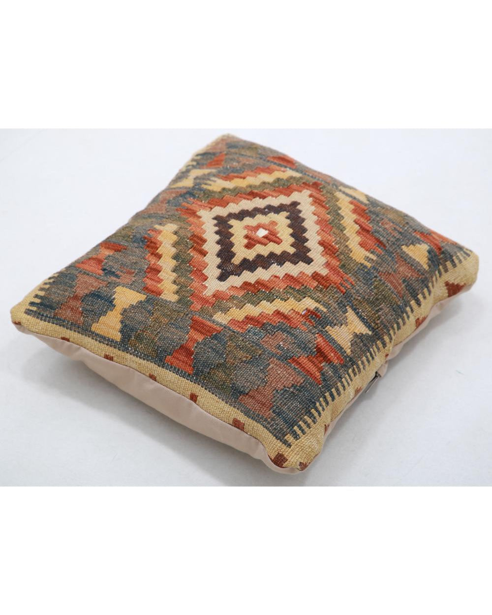 Hand Woven Tribal  Wool Pillow - 1'5'' x 1'5''
