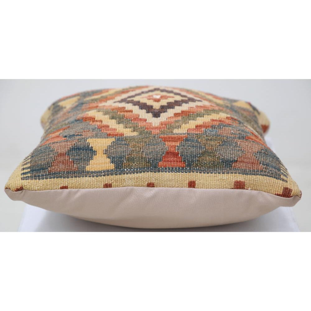 Hand Woven Tribal  Wool Pillow - 1'5'' x 1'5''