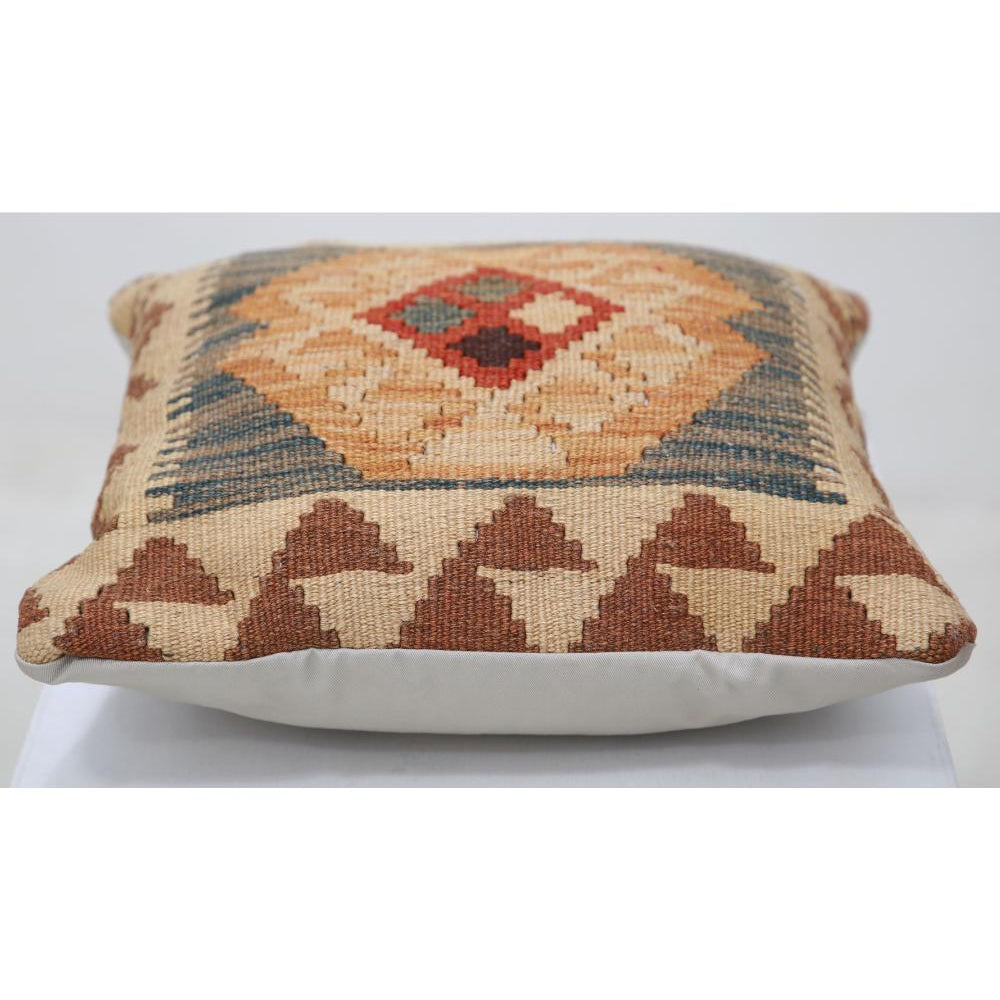 Hand Woven Tribal  Wool Pillow - 1'5'' x 1'5''
