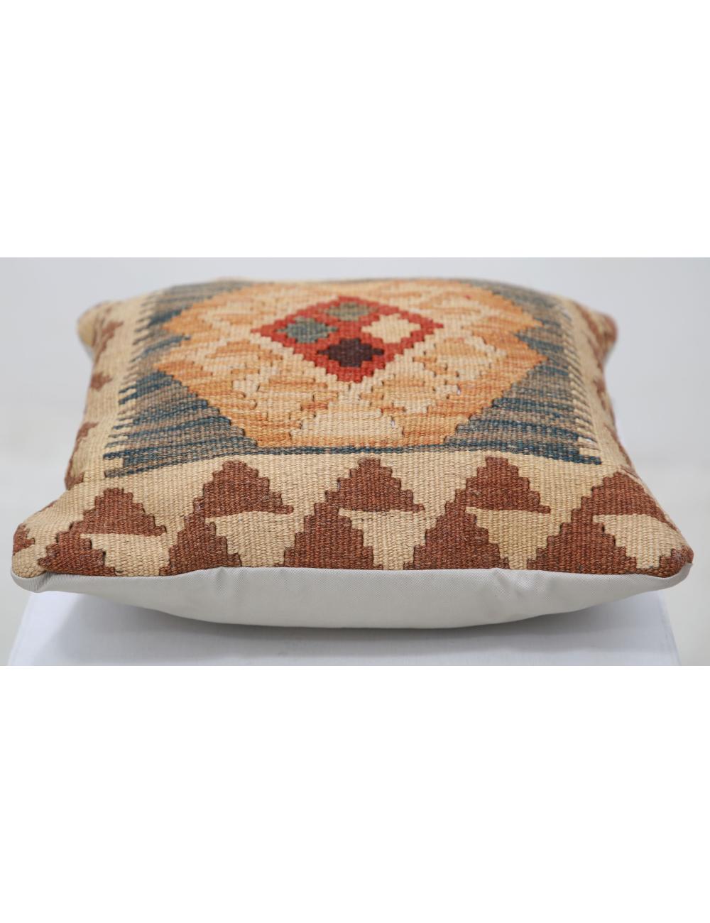 Hand Woven Tribal  Wool Pillow - 1'5'' x 1'5''