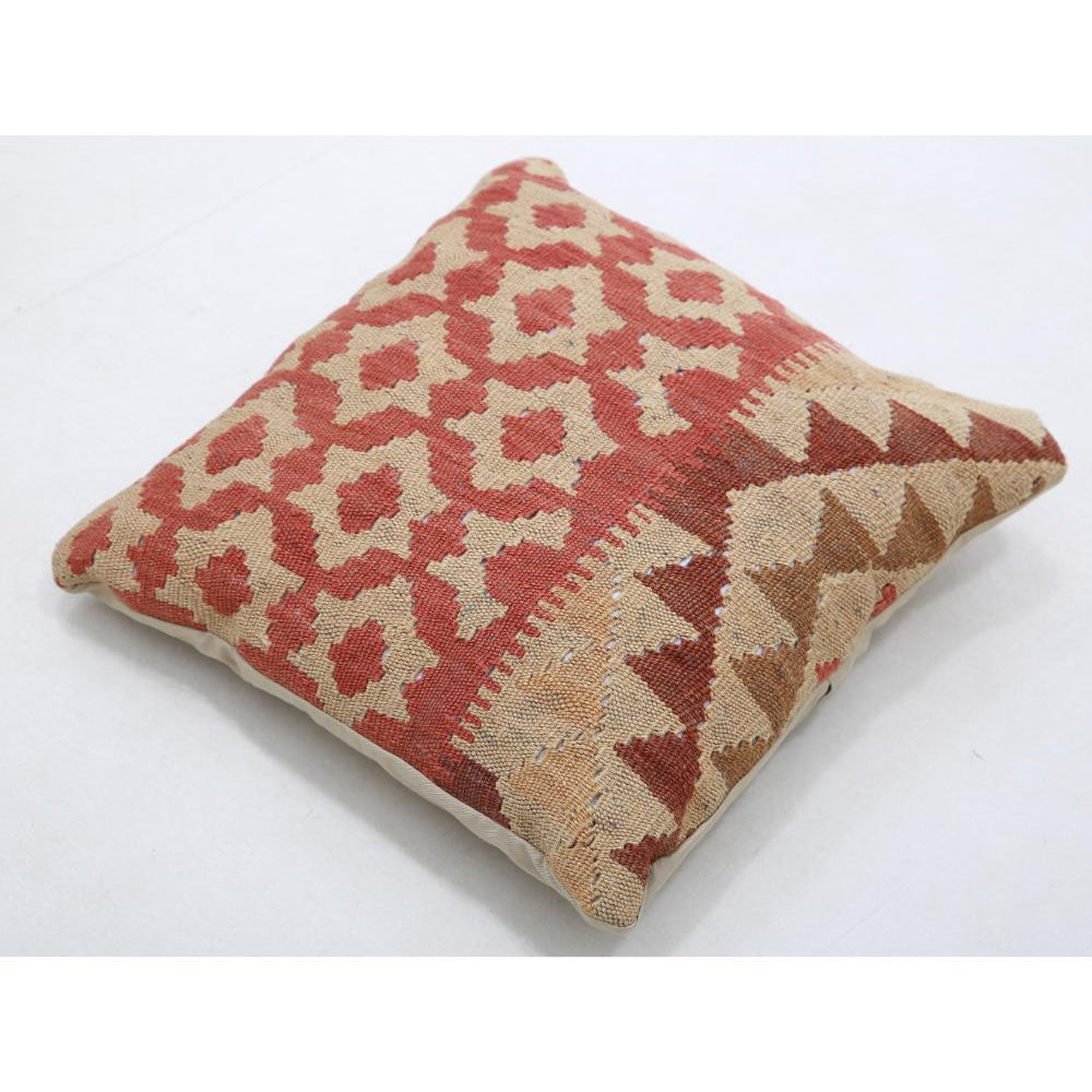 Hand Woven Tribal  Wool Pillow - 1'5'' x 1'5''