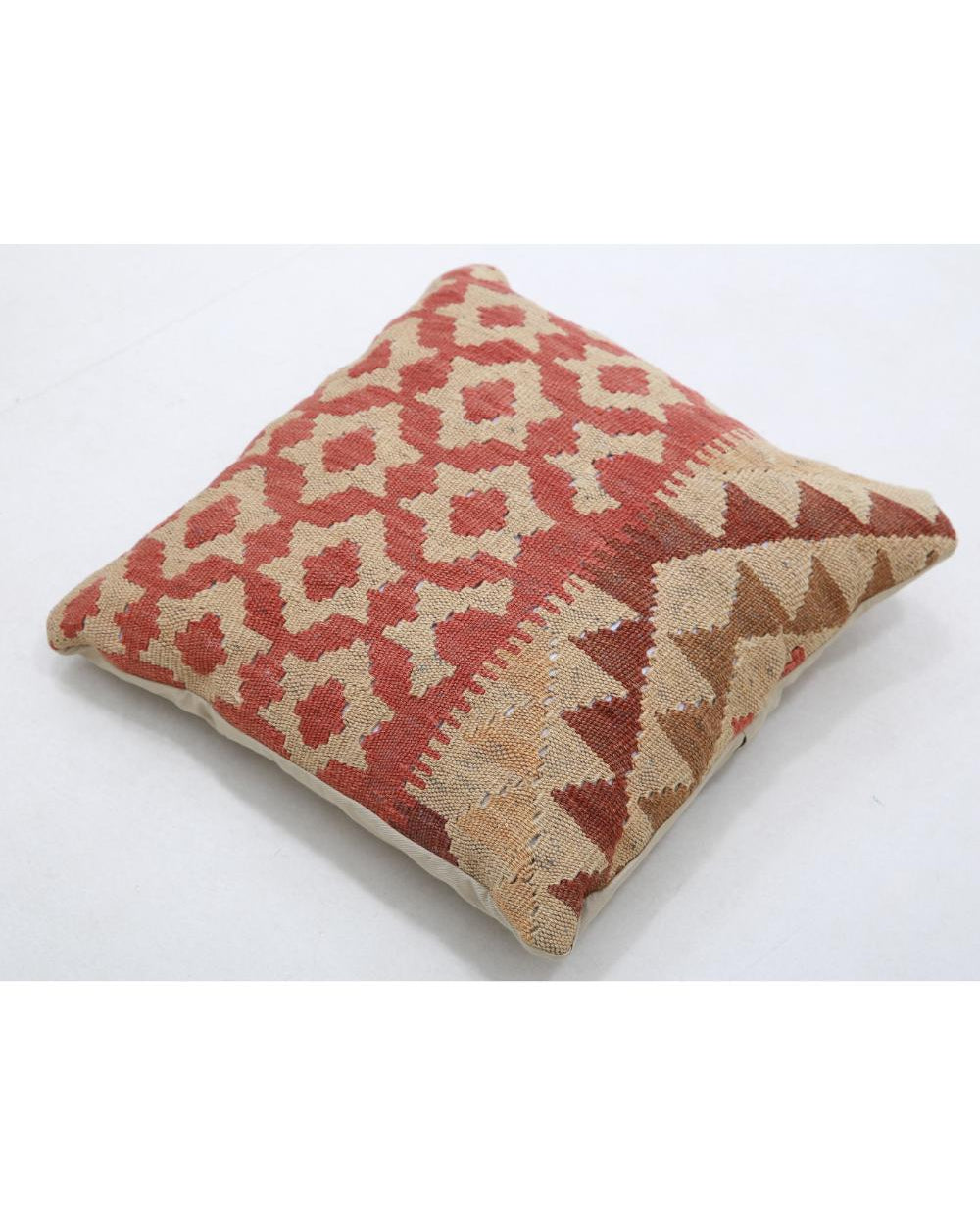 Hand Woven Tribal  Wool Pillow - 1'5'' x 1'5''