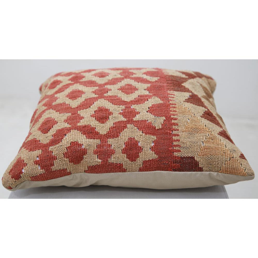 Hand Woven Tribal  Wool Pillow - 1'5'' x 1'5''