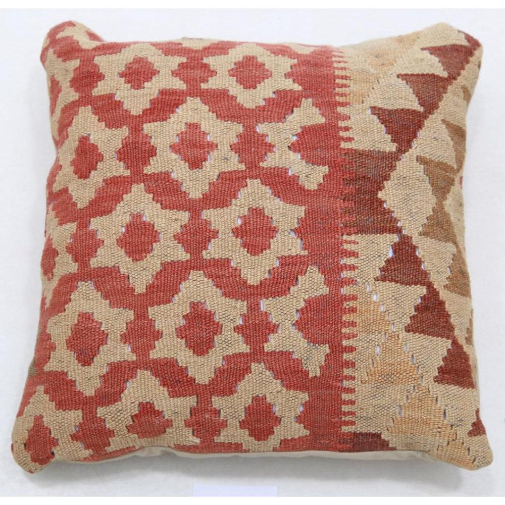 Hand Woven Tribal  Wool Pillow - 1'5'' x 1'5''