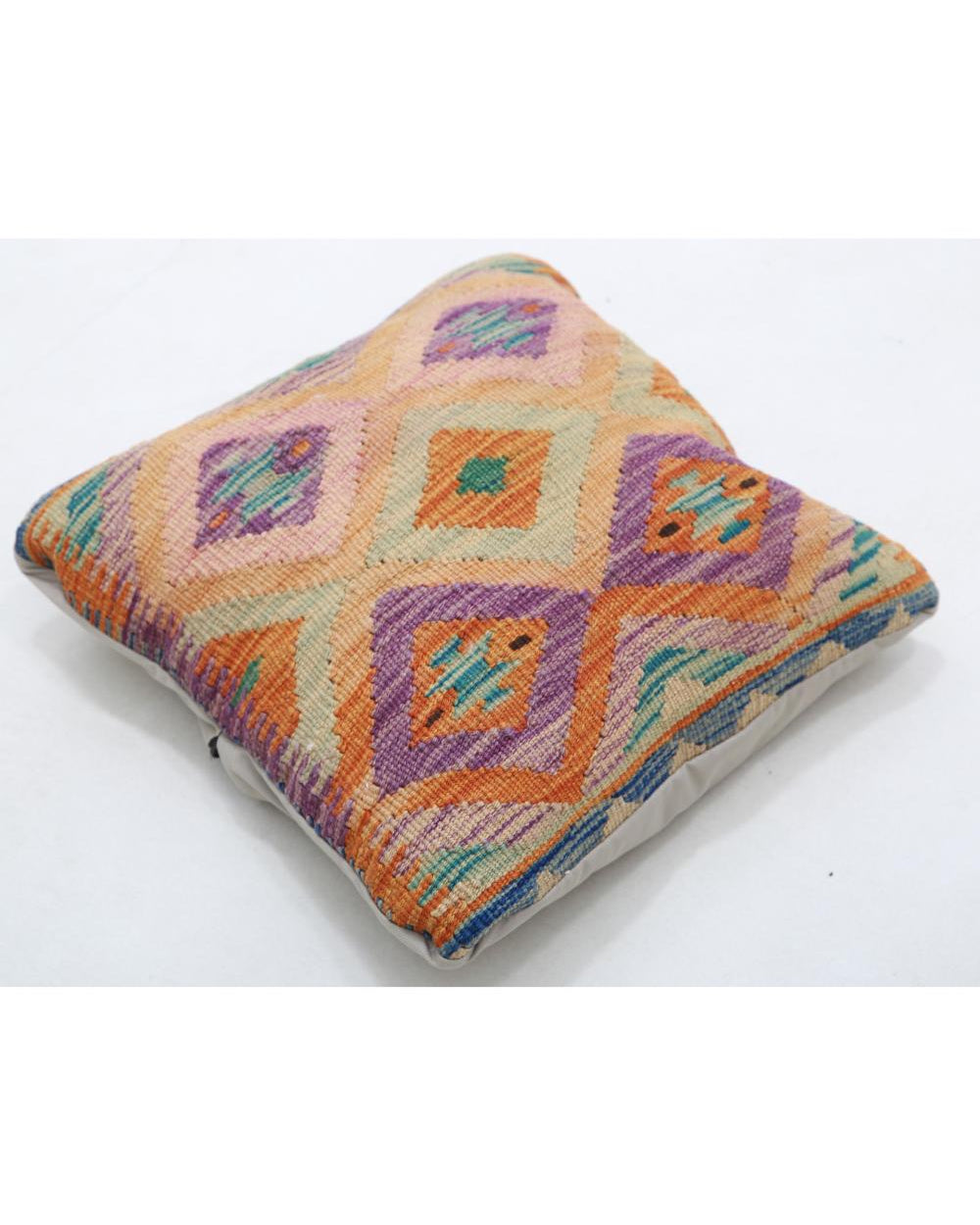Hand Woven Tribal  Wool Pillow - 1'5'' x 1'5''