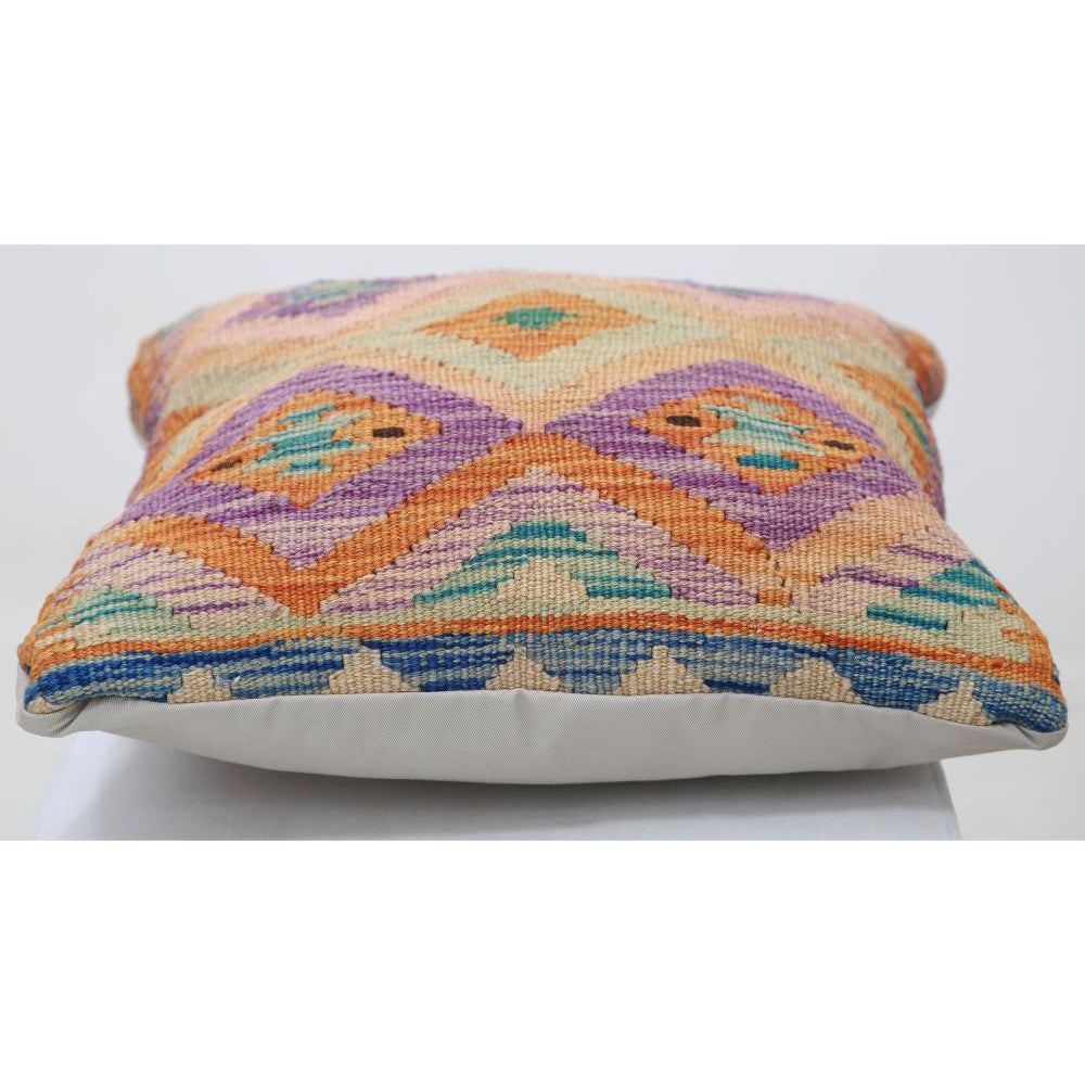 Hand Woven Tribal  Wool Pillow - 1'5'' x 1'5''