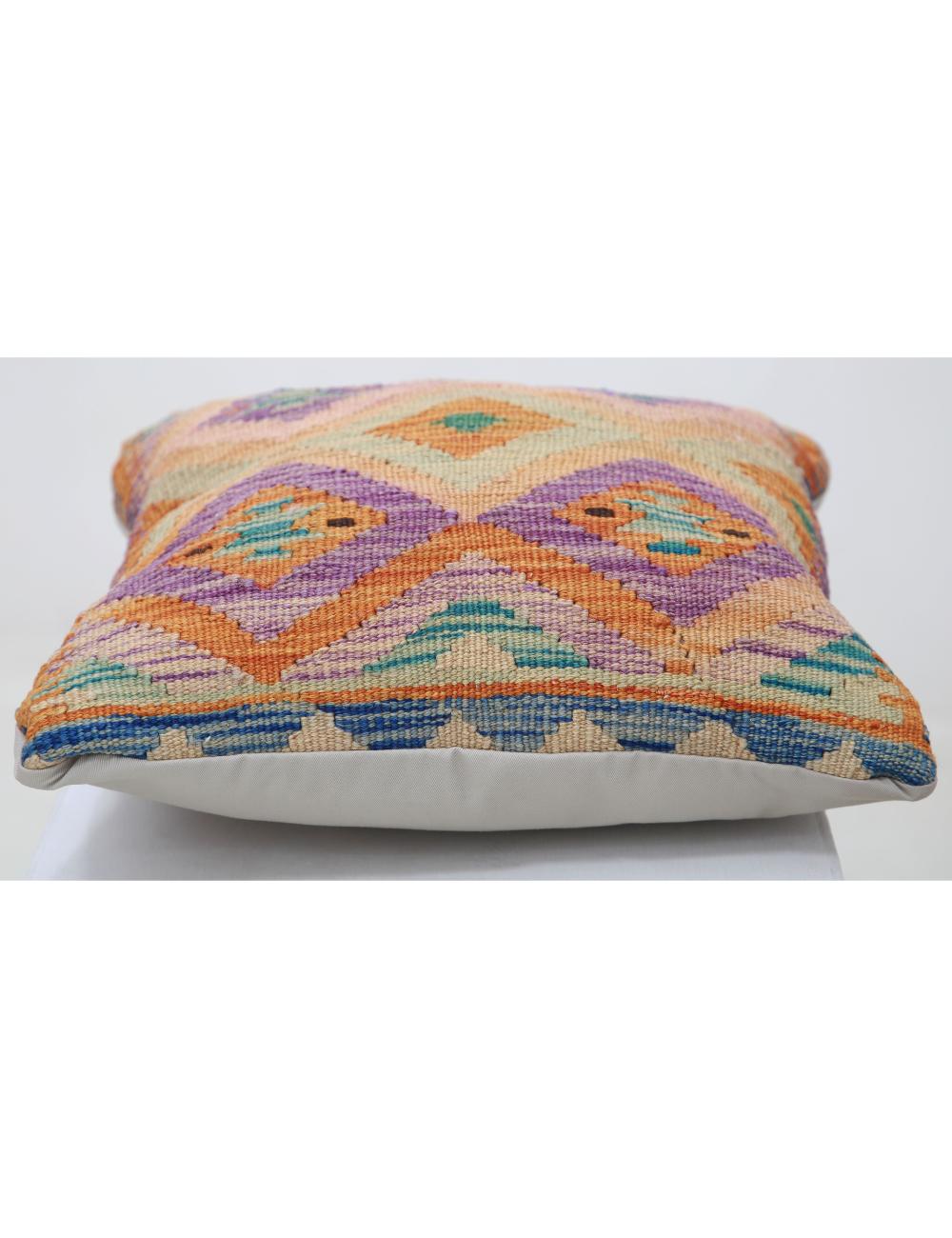 Hand Woven Tribal  Wool Pillow - 1'5'' x 1'5''