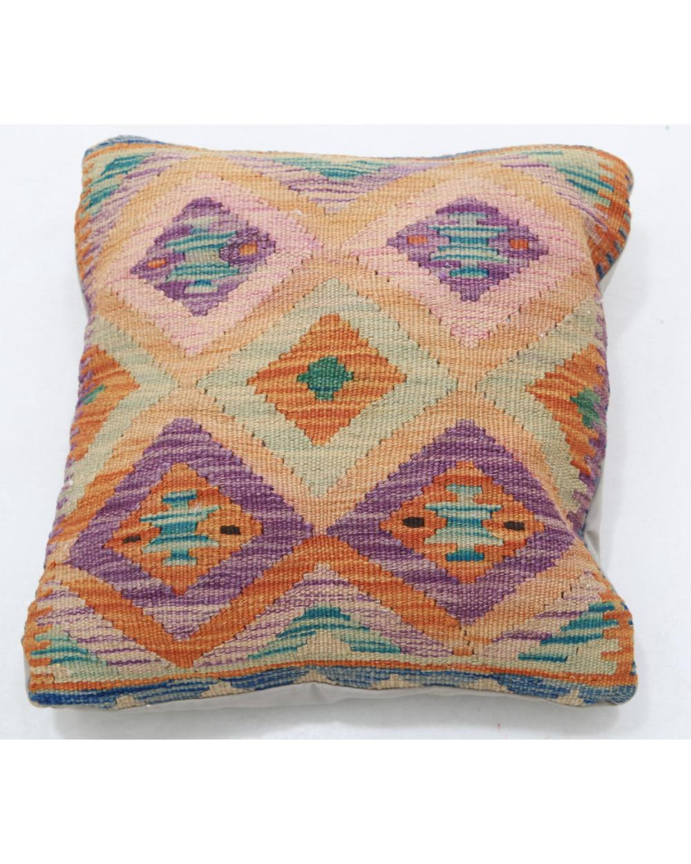 Hand Woven Tribal  Wool Pillow - 1'5'' x 1'5''
