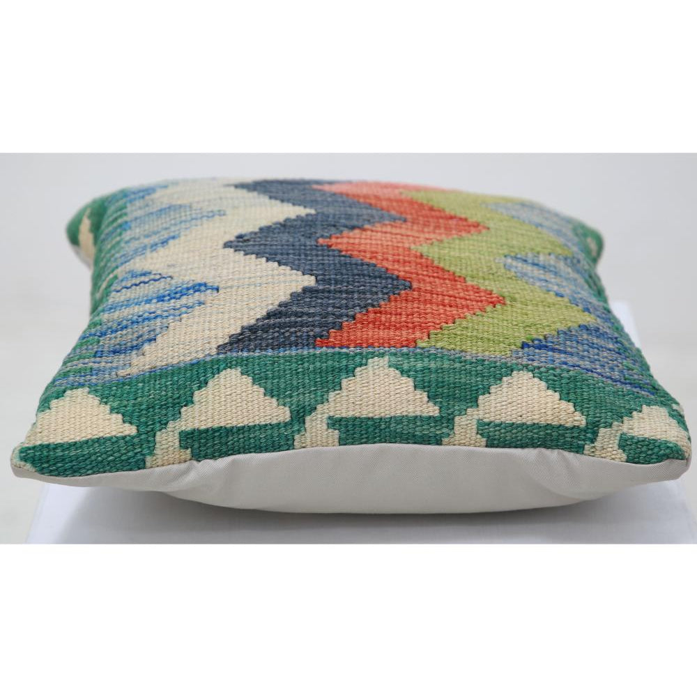 Hand Woven Tribal  Wool Pillow - 1'5'' x 1'5''