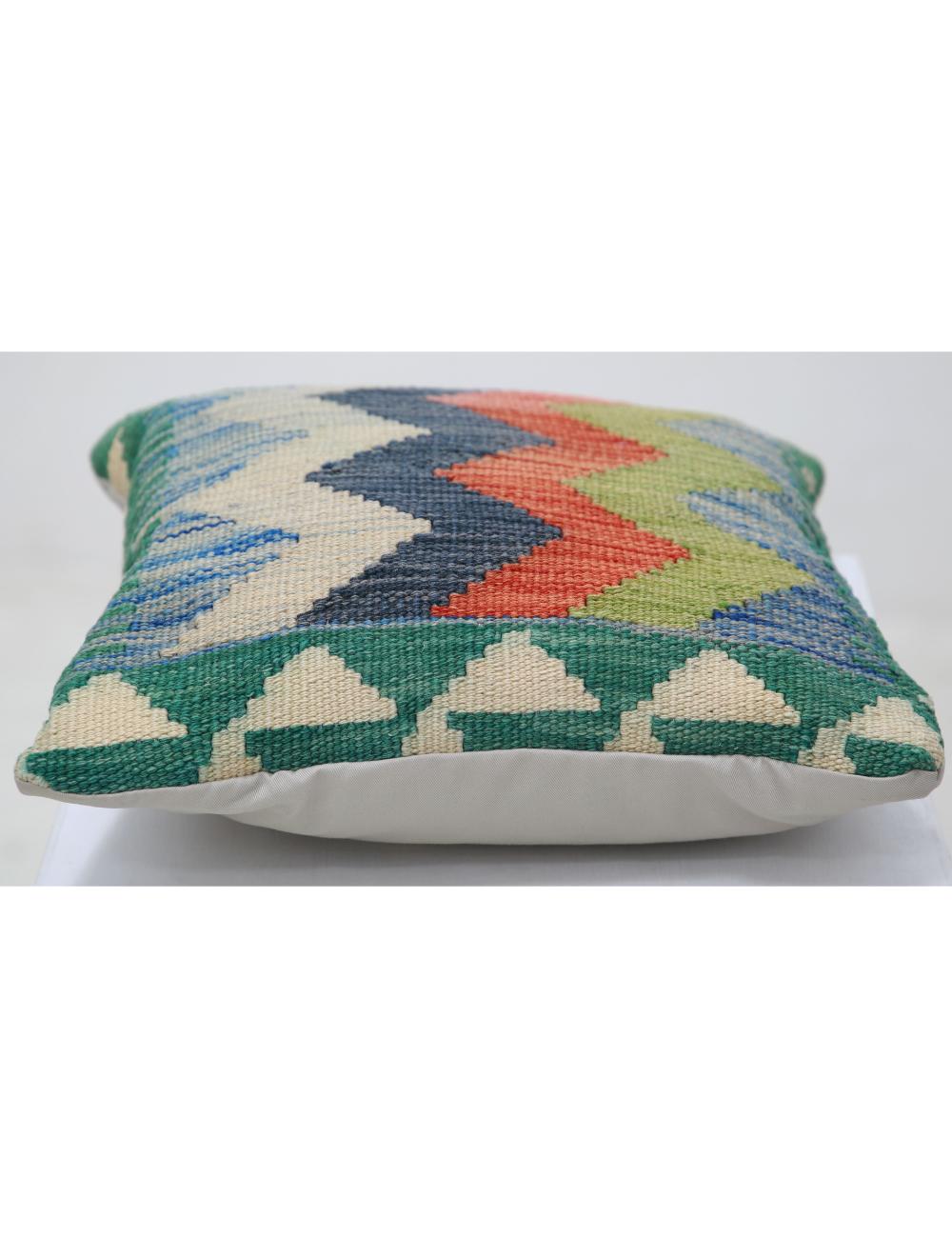 Hand Woven Tribal  Wool Pillow - 1'5'' x 1'5''