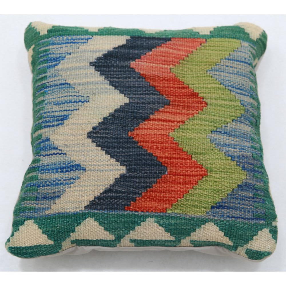 Hand Woven Tribal  Wool Pillow - 1'5'' x 1'5''