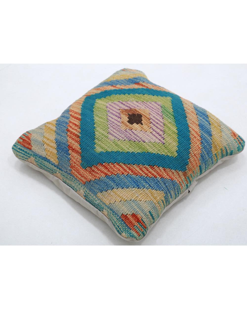 Hand Woven Tribal  Wool Pillow - 1'5'' x 1'5''