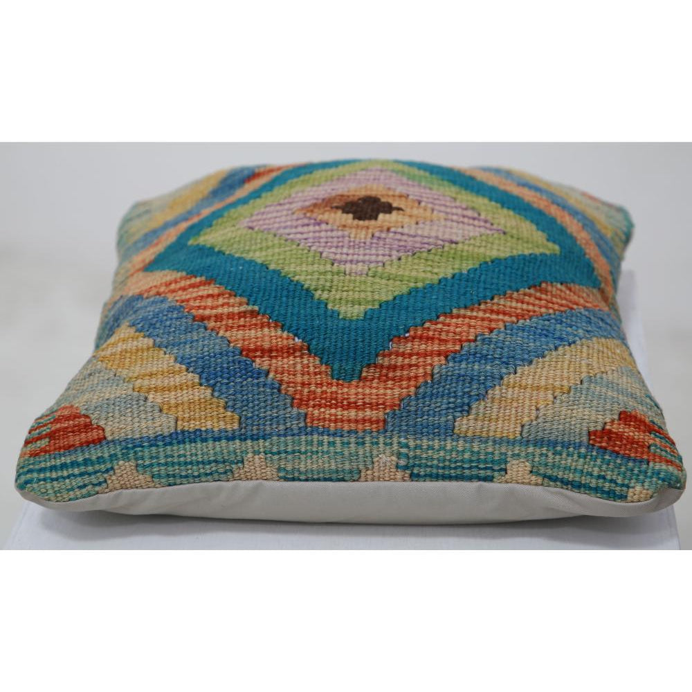 Hand Woven Tribal  Wool Pillow - 1'5'' x 1'5''