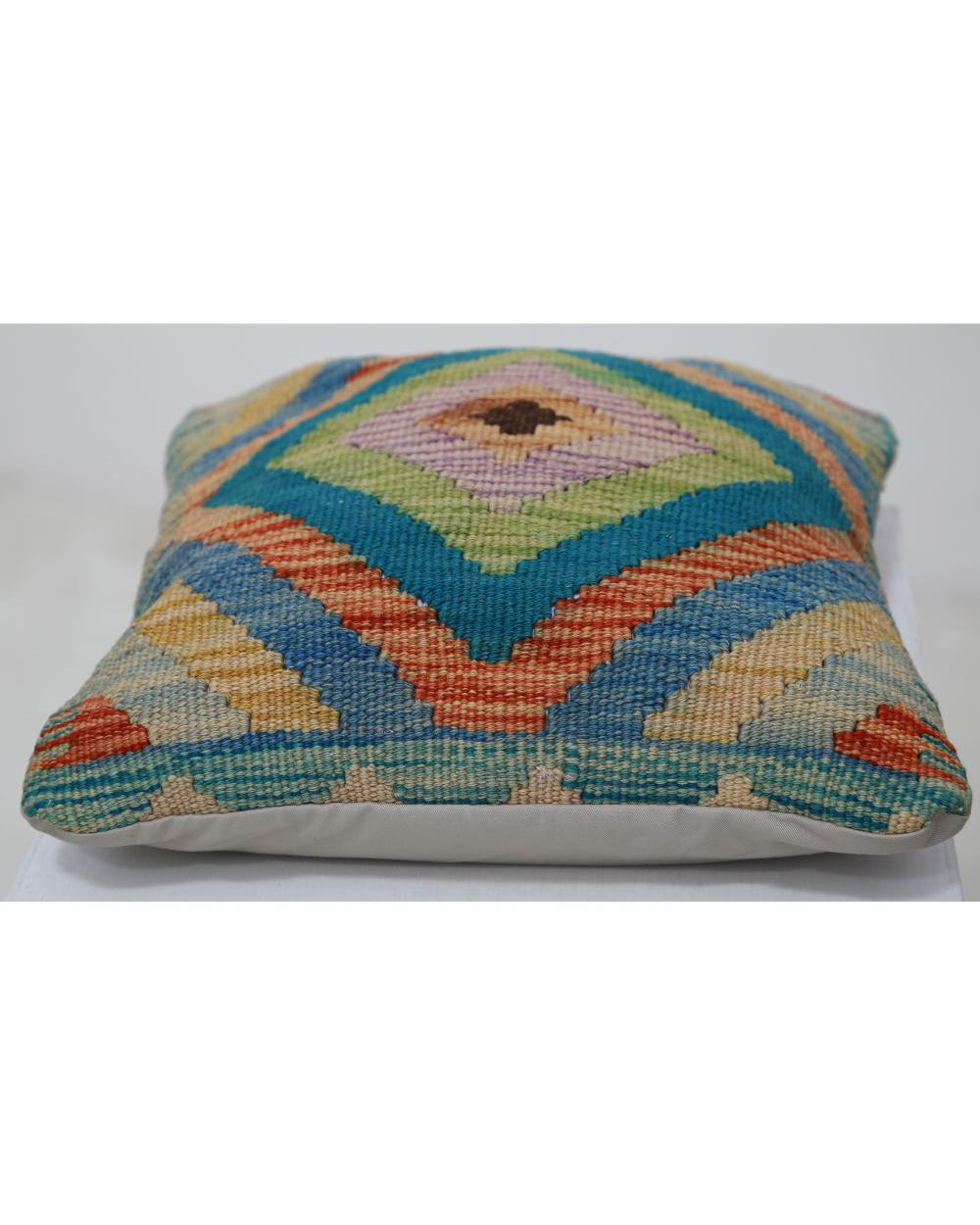 Hand Woven Tribal  Wool Pillow - 1'5'' x 1'5''