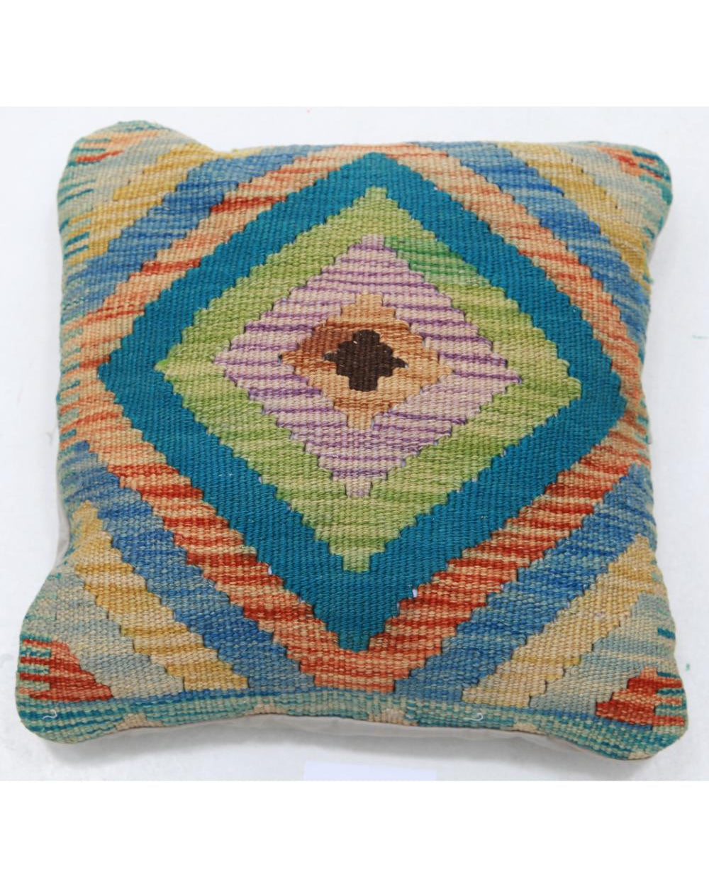 Hand Woven Tribal  Wool Pillow - 1'5'' x 1'5''