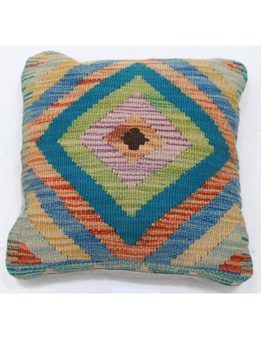 Hand Woven Tribal  Wool Pillow - 1'5'' x 1'5''
