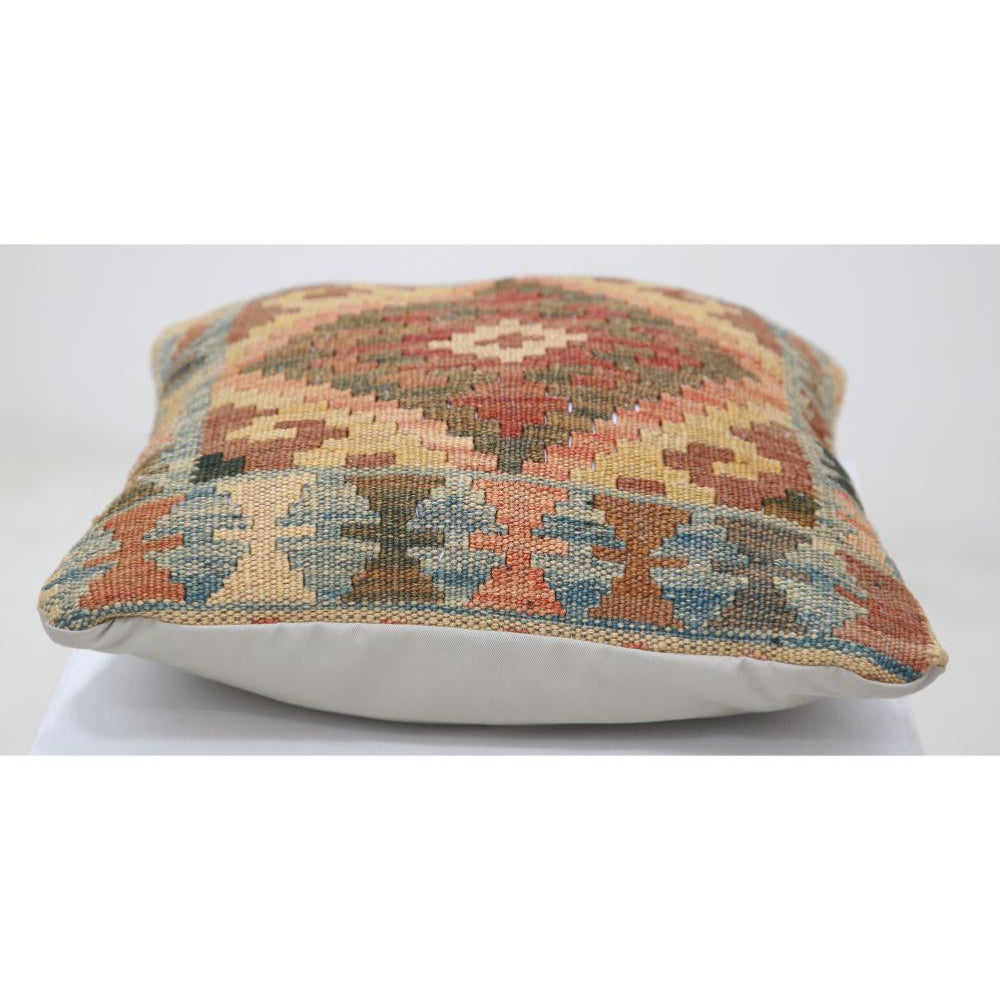 Hand Woven Tribal  Wool Pillow - 1'5'' x 1'5''