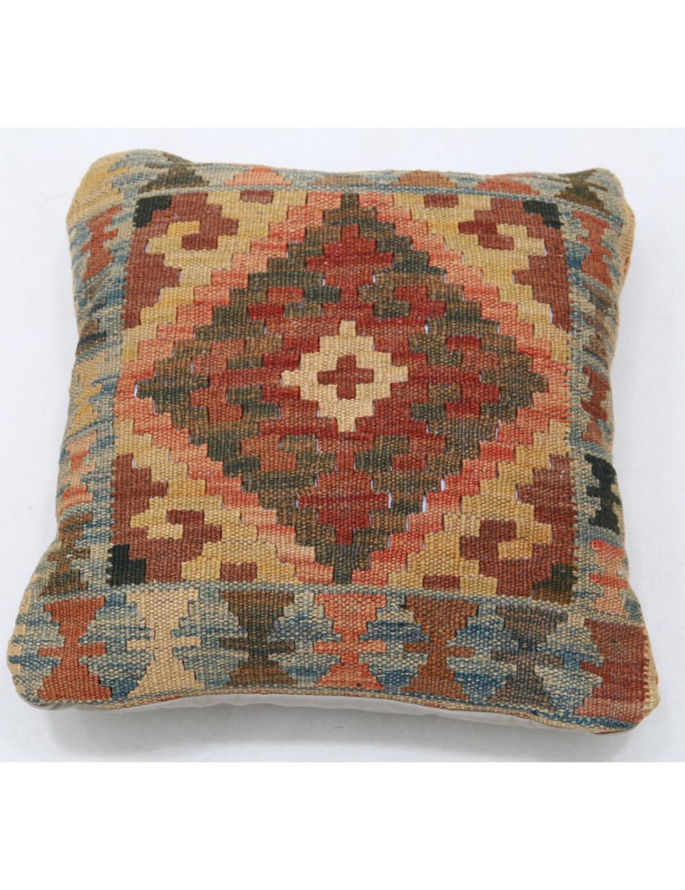 Hand Woven Tribal  Wool Pillow - 1'5'' x 1'5''